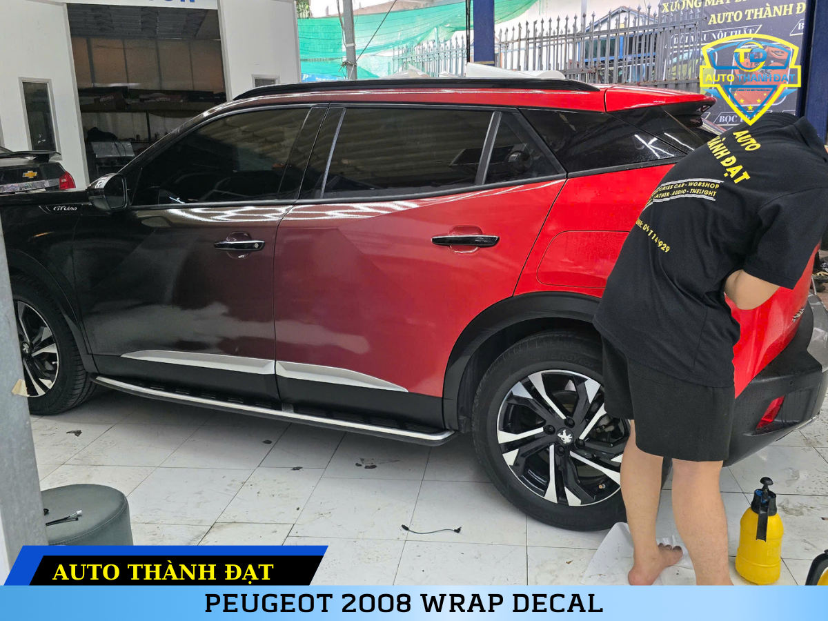 PEUGEOT 2008 DÁN DECAL ĐỔI MÀU