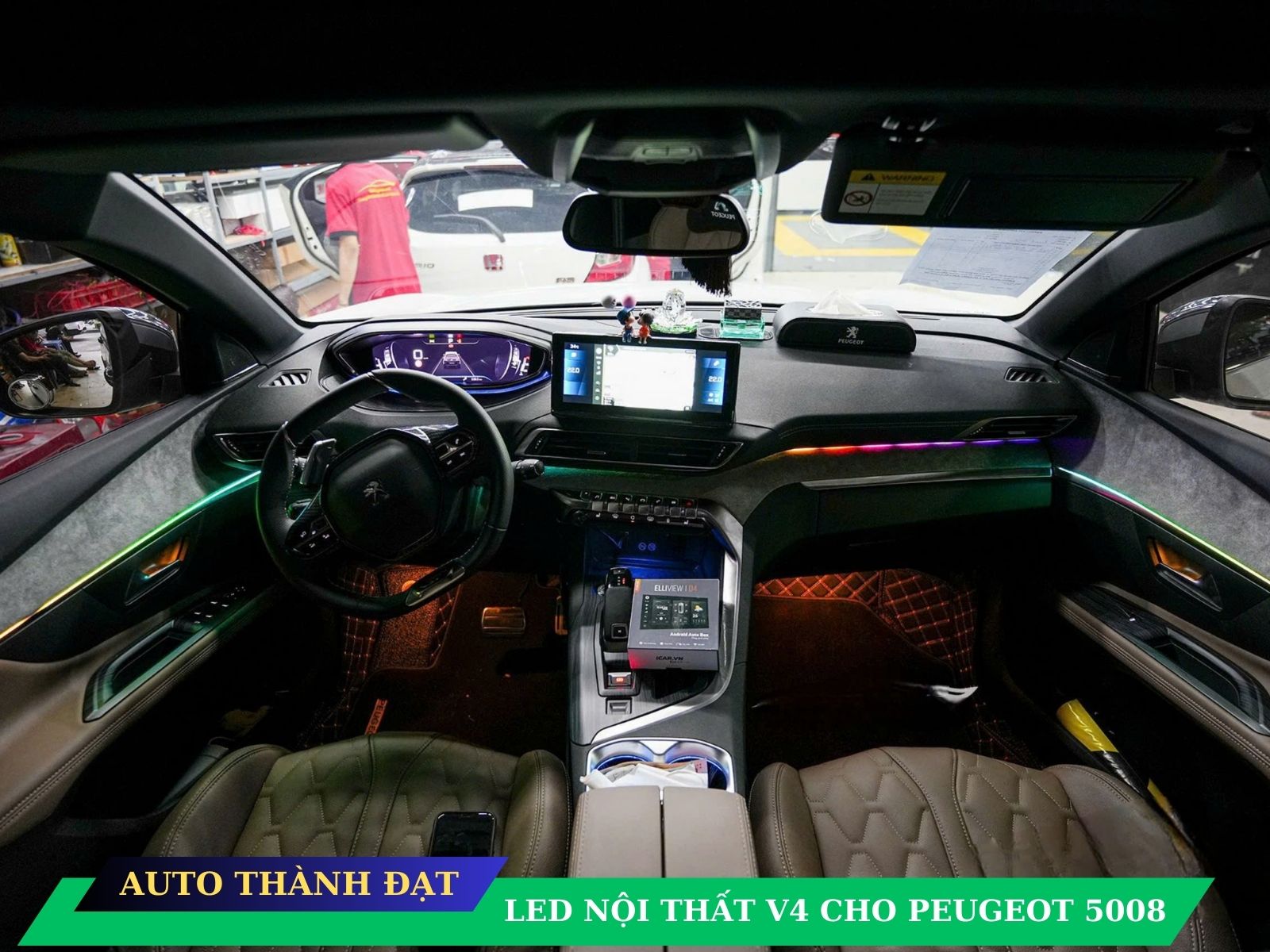 LED NỘI THẤT XE PEUGEOT 5008