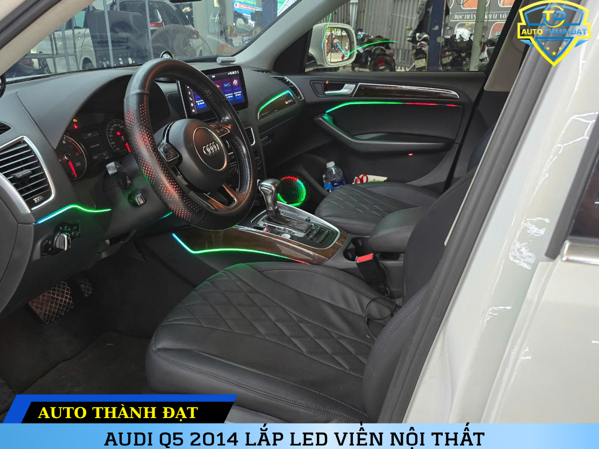 AUDI Q5 2014 LẮP LED VIỀN NỘI THẤT