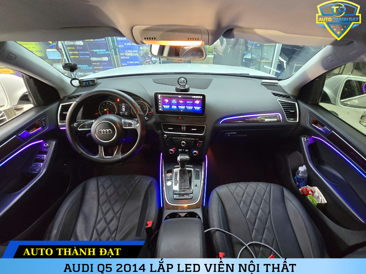 AUDI Q5 2014 LẮP LED VIỀN NỘI THẤT