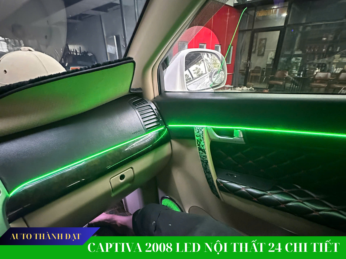 CAPTIVA 2008 LẮP LED NỘI THẤT 24 CHI TIẾT