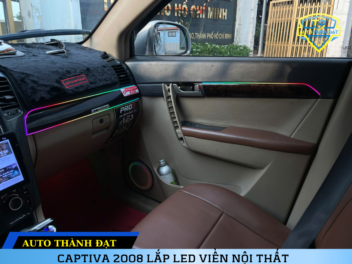 CAPTIVA 2008 LẮP LED VIỀN NỘI THẤT