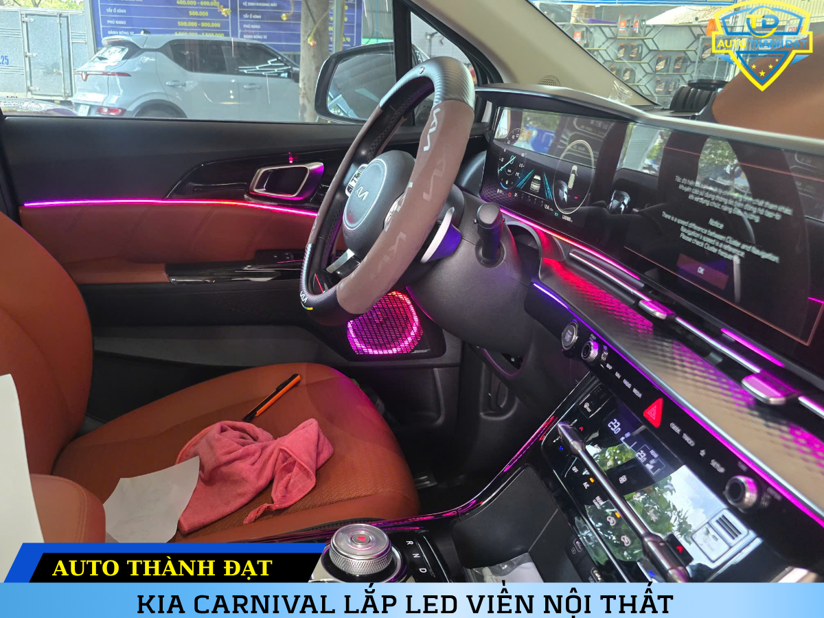 KIA CARNIVAL 2024 LẮP LED VIỀN NỘI THẤT