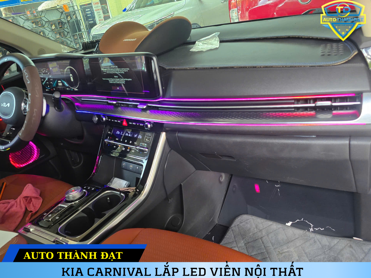 KIA CARNIVAL 2024 LẮP LED VIỀN NỘI THẤT