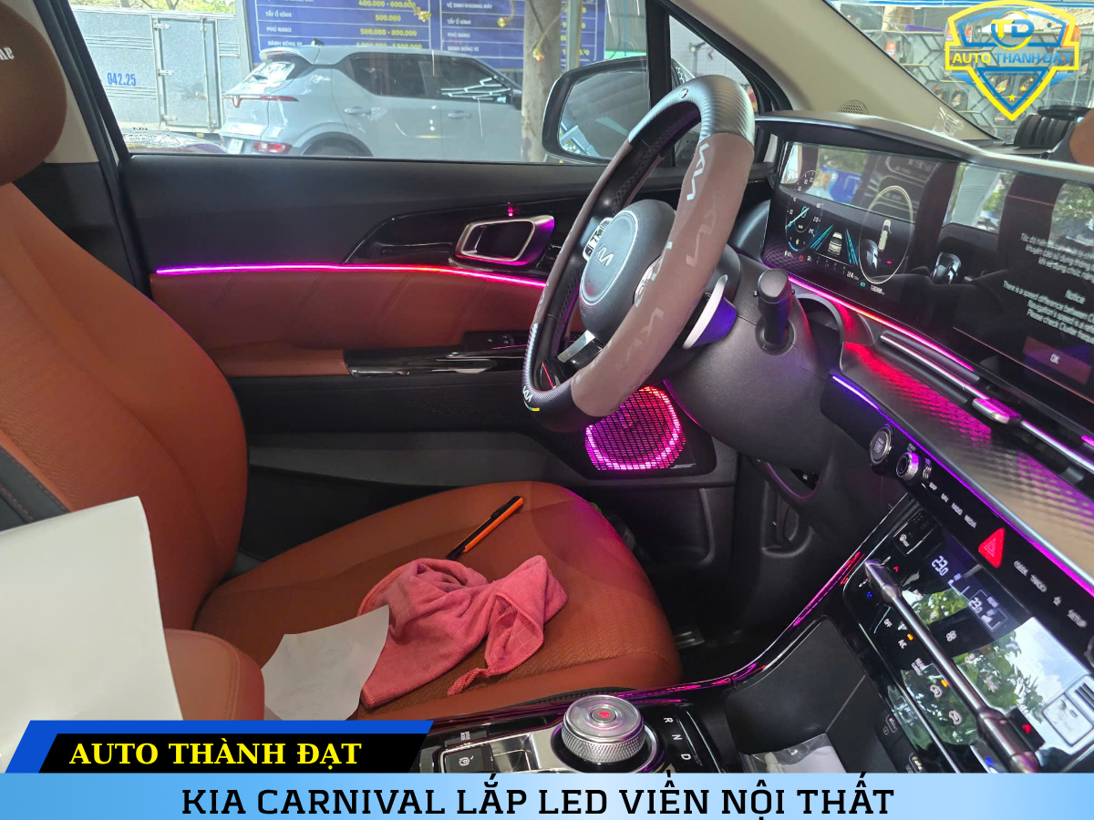 KIA CARNIVAL 2024 LẮP LED VIỀN NỘI THẤT