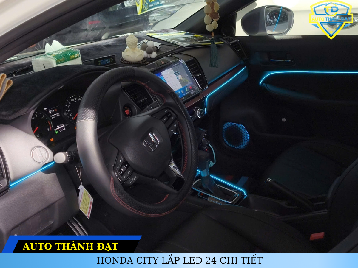 HONDA CITY LẮP LED 24 CHI TIẾT