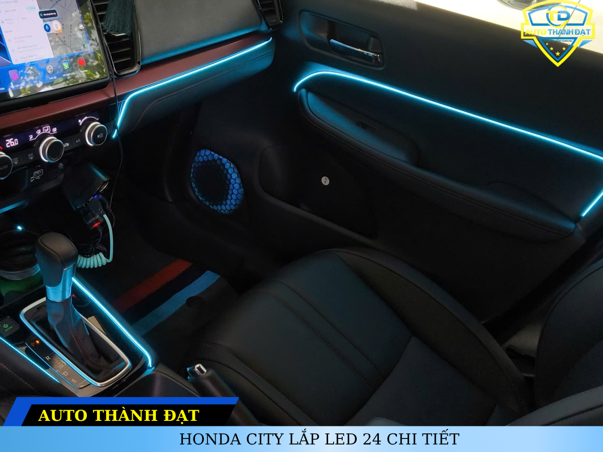 HONDA CITY LẮP LED 24 CHI TIẾT