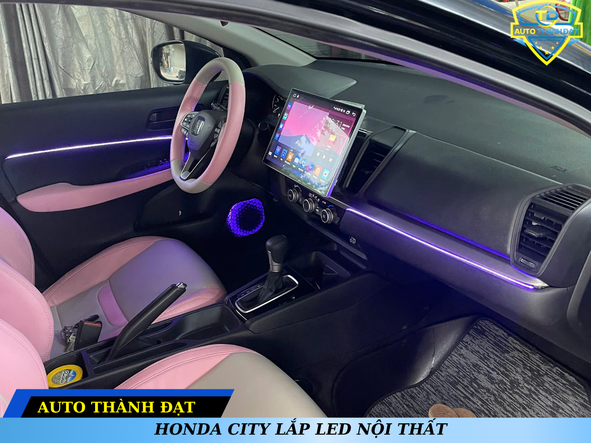 HONDA CITY LẮP LED NỘI THẤT