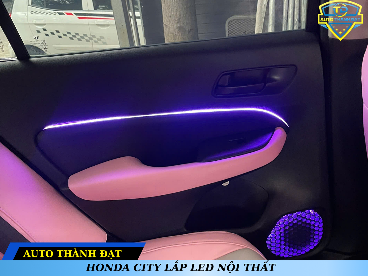 HONDA CITY LẮP LED NỘI THẤT