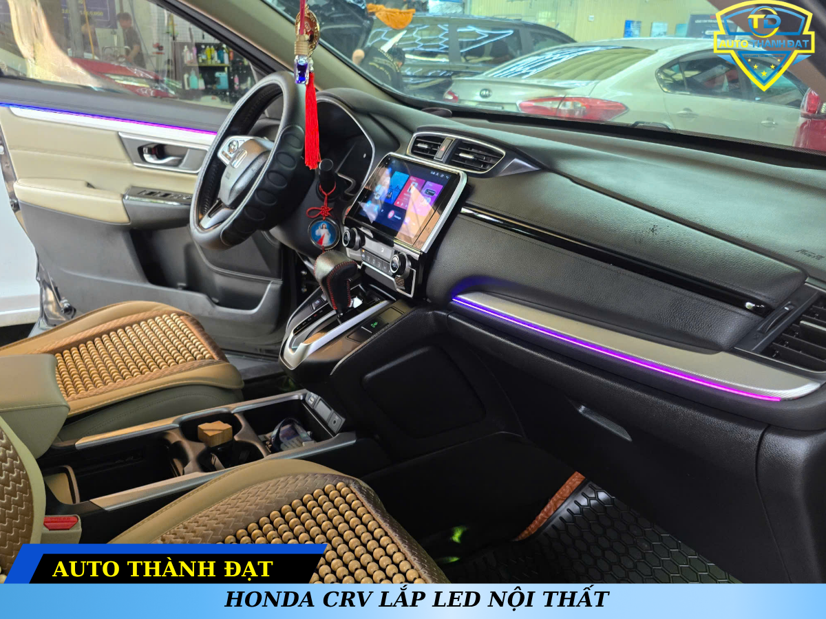 HONDA CRV LẮP LED NỘI THẤT