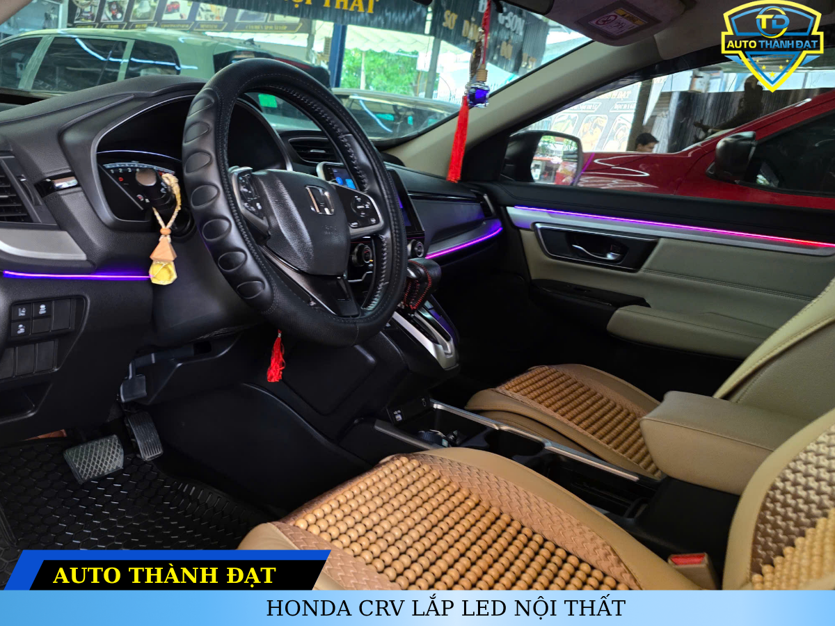 HONDA CRV LẮP LED NỘI THẤT