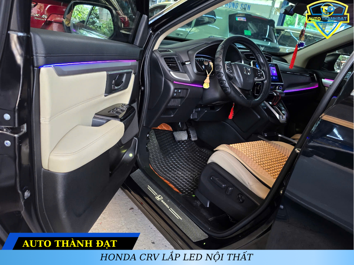 HONDA CRV LẮP LED NỘI THẤT