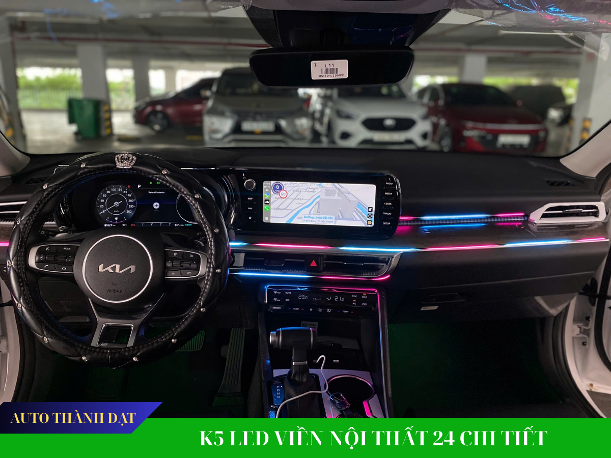 LED NỘI THẤT KIA K5 24 CHI TIẾT