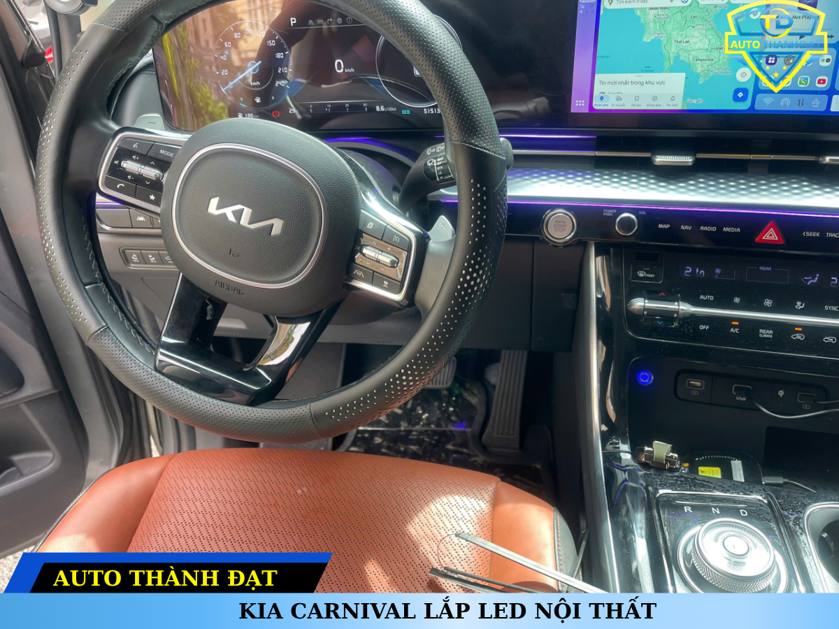 KIA CARNIVAL LẮP LED NỘI THẤT