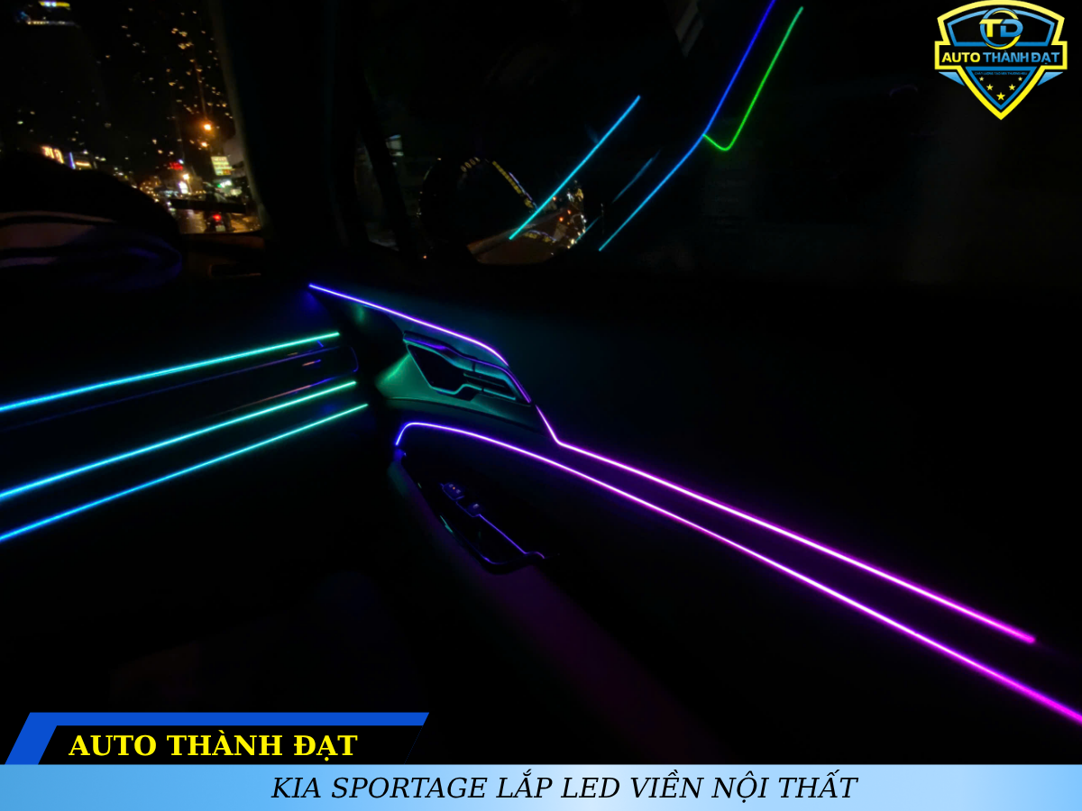 KIA SPORTAGE 2025 LẮP LED VIỀN NỘI THẤT