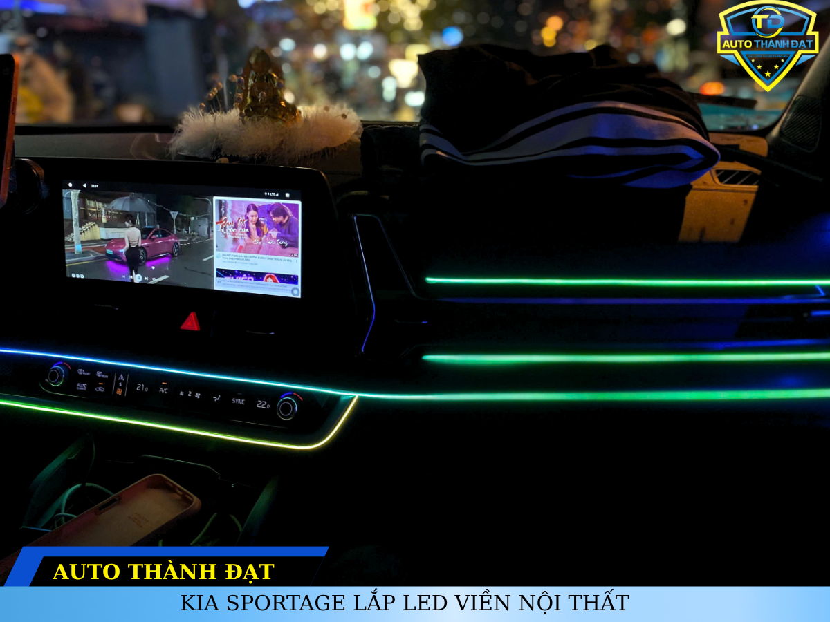 KIA SPORTAGE 2025 LẮP LED VIỀN NỘI THẤT