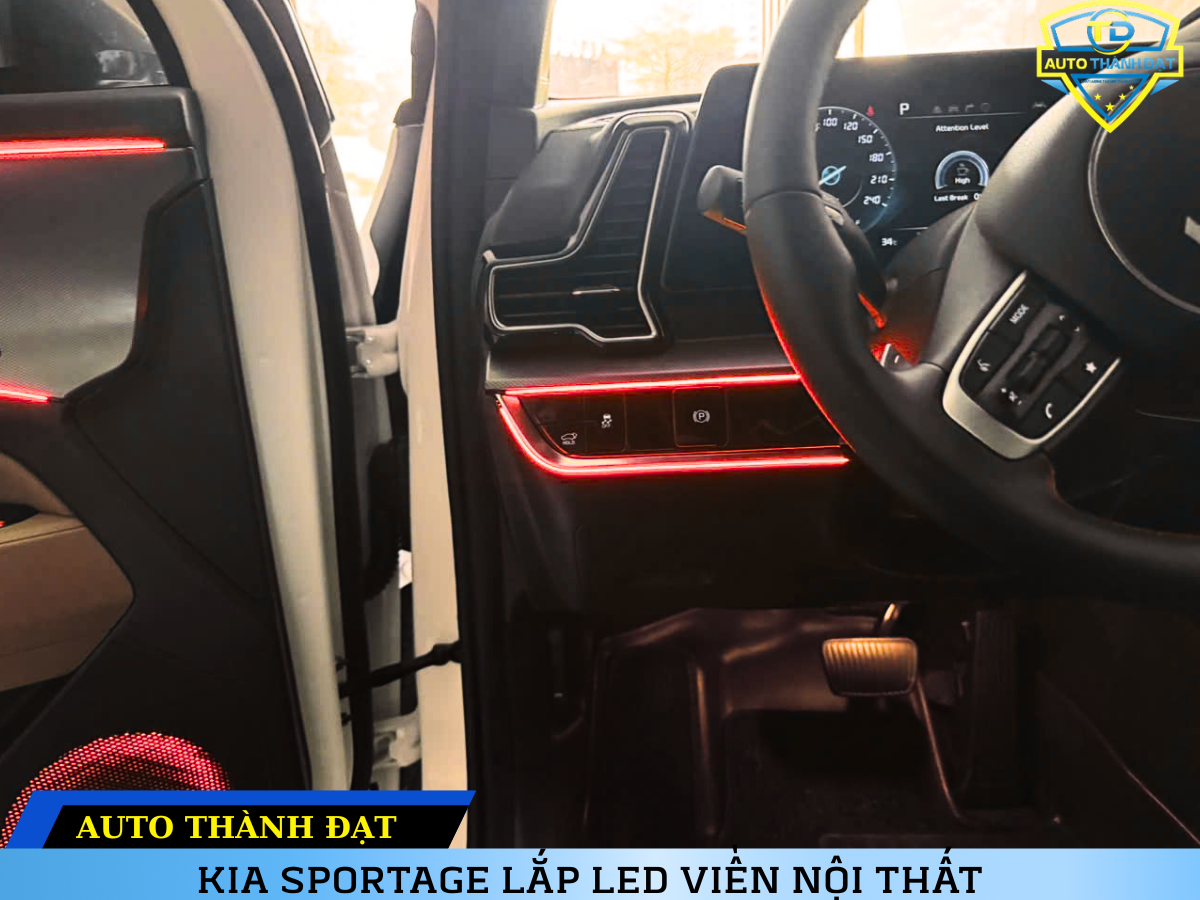 KIA SPORTAGE LẮP LED VIỀN NỘI THẤT