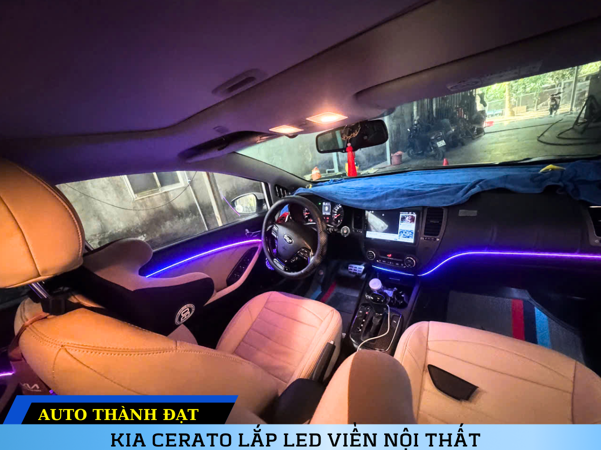 KIA CERATO LẮP LED VIỀN NỘI THẤT