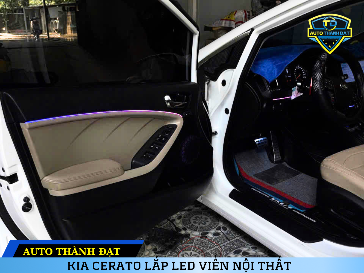 KIA CERATO LẮP LED VIỀN NỘI THẤT