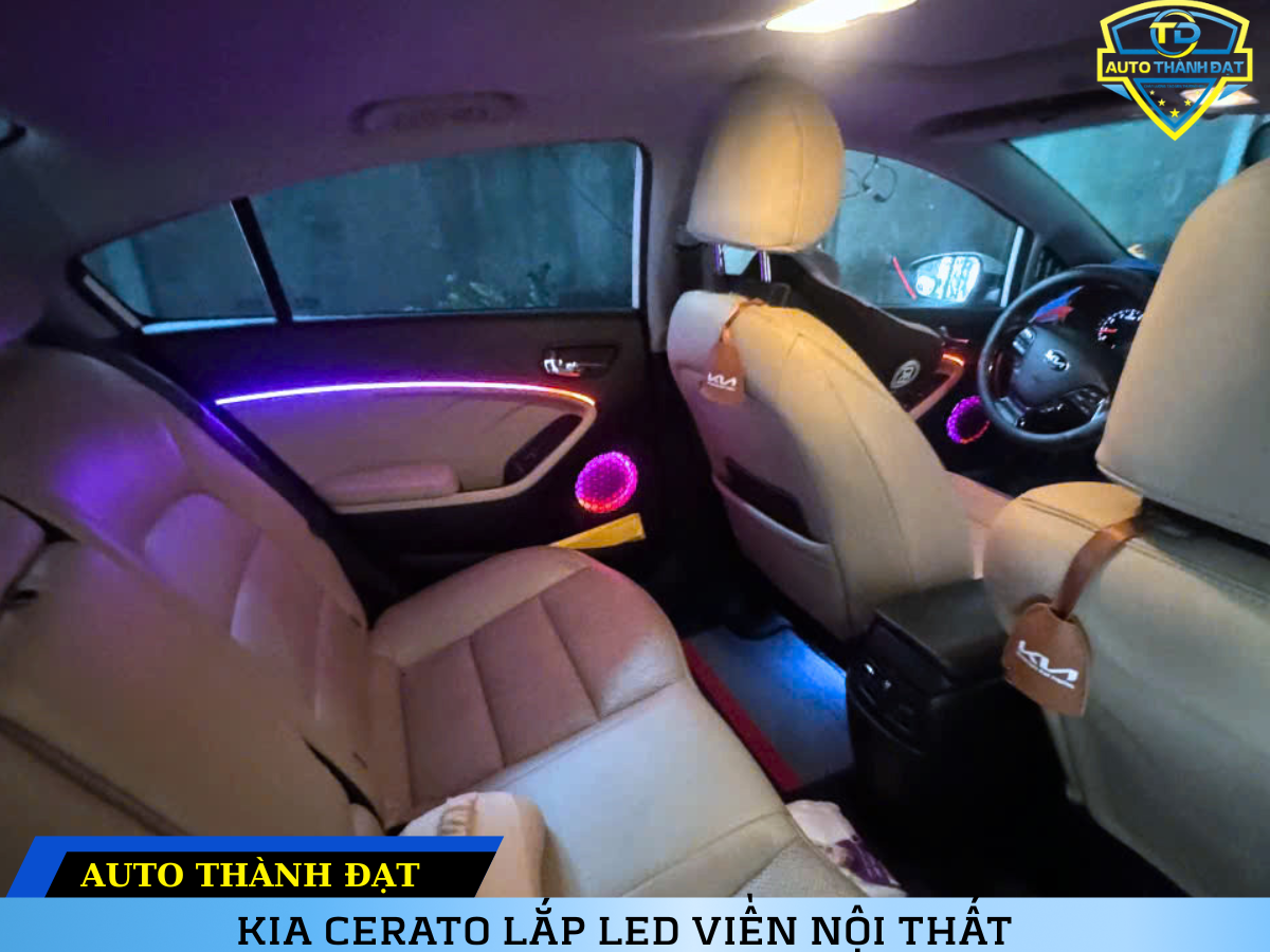 KIA CERATO LẮP LED VIỀN NỘI THẤT