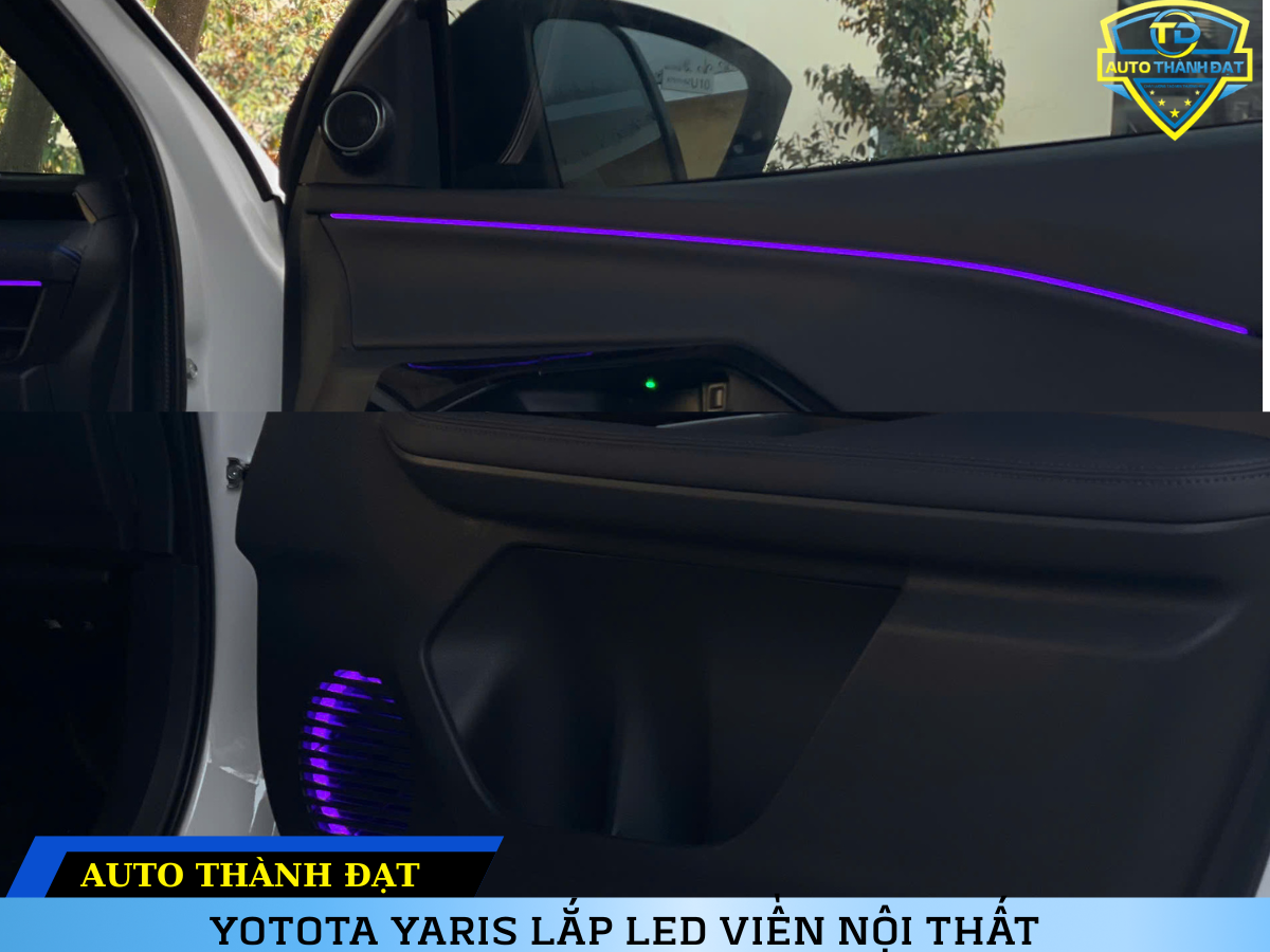 TOYOTA YARIS LẮP LED VIỀN NỘI THẤT