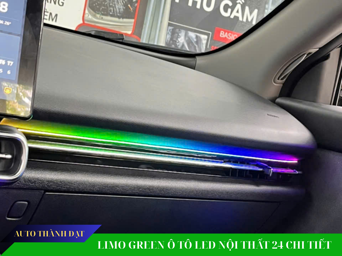 LIMO GREEN LẮP LED VIỀN NỘI THẤT 24 CHI TIẾT 