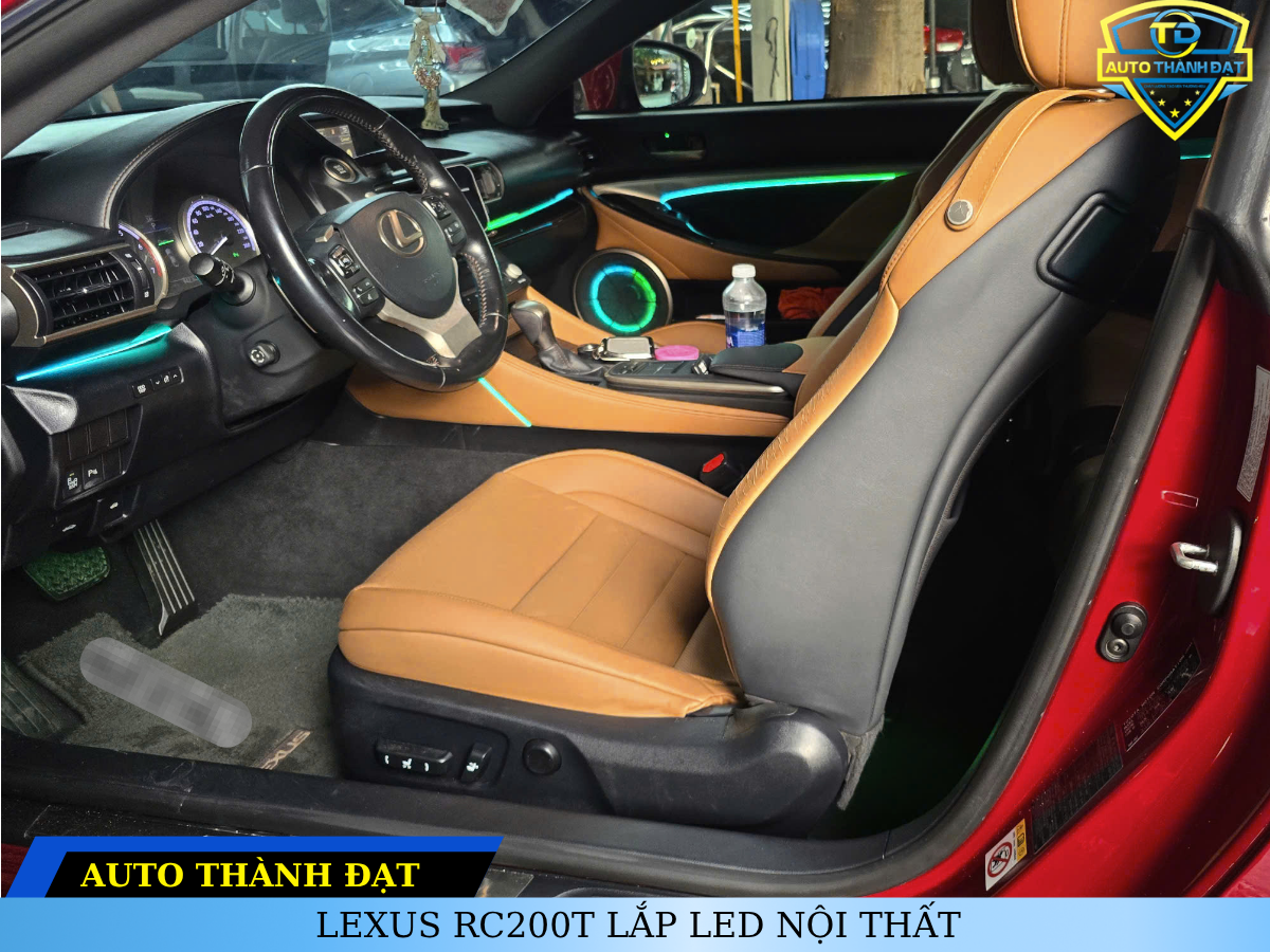 LEXUS RC200T LẮP LED VIỀN NỘI THẤT