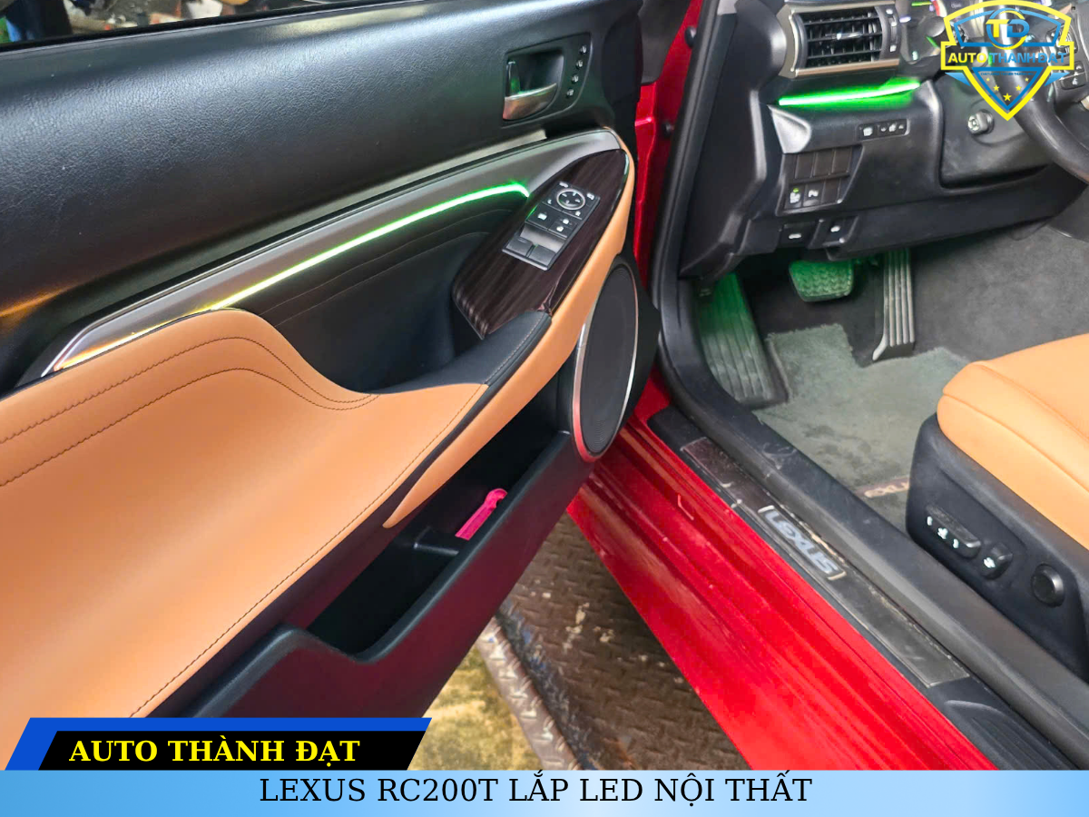LEXUS RC200T LẮP LED VIỀN NỘI THẤT
