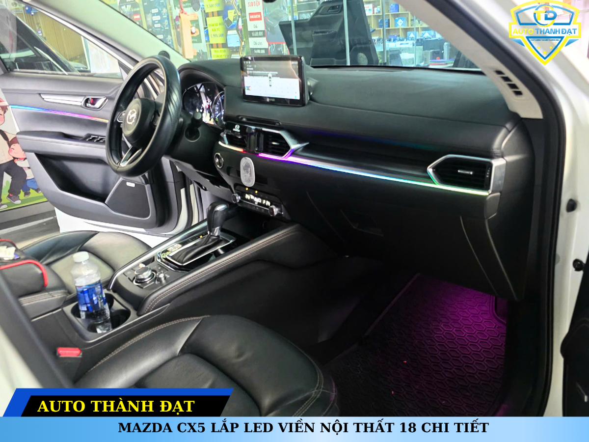 MAZDA CX5 LẮP LED VIỀN NỘI THẤT 18 CHI TIẾT