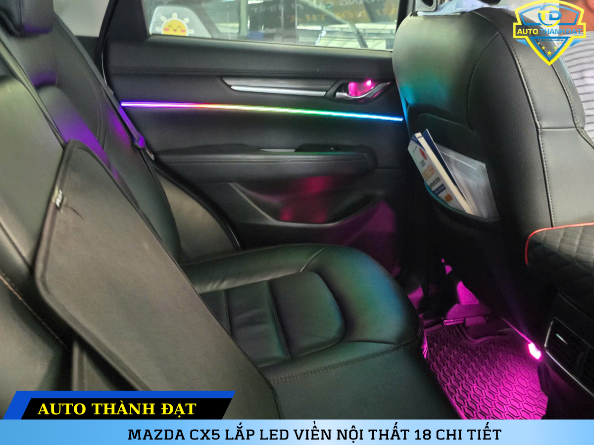 MAZDA CX5 LẮP LED VIỀN NỘI THẤT 18 CHI TIẾT