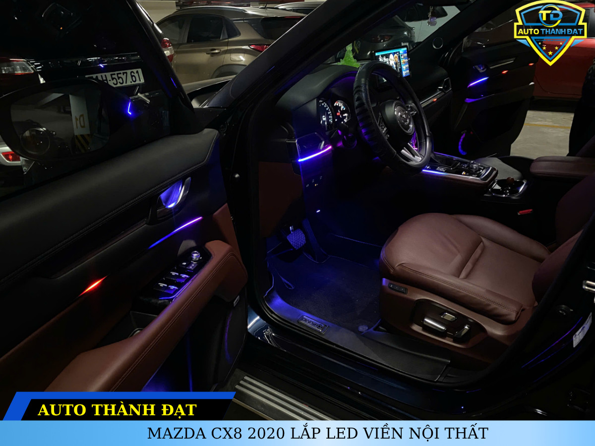 MAZDA CX8 2020 LẮP LED VIỀN NỘI THẤT
