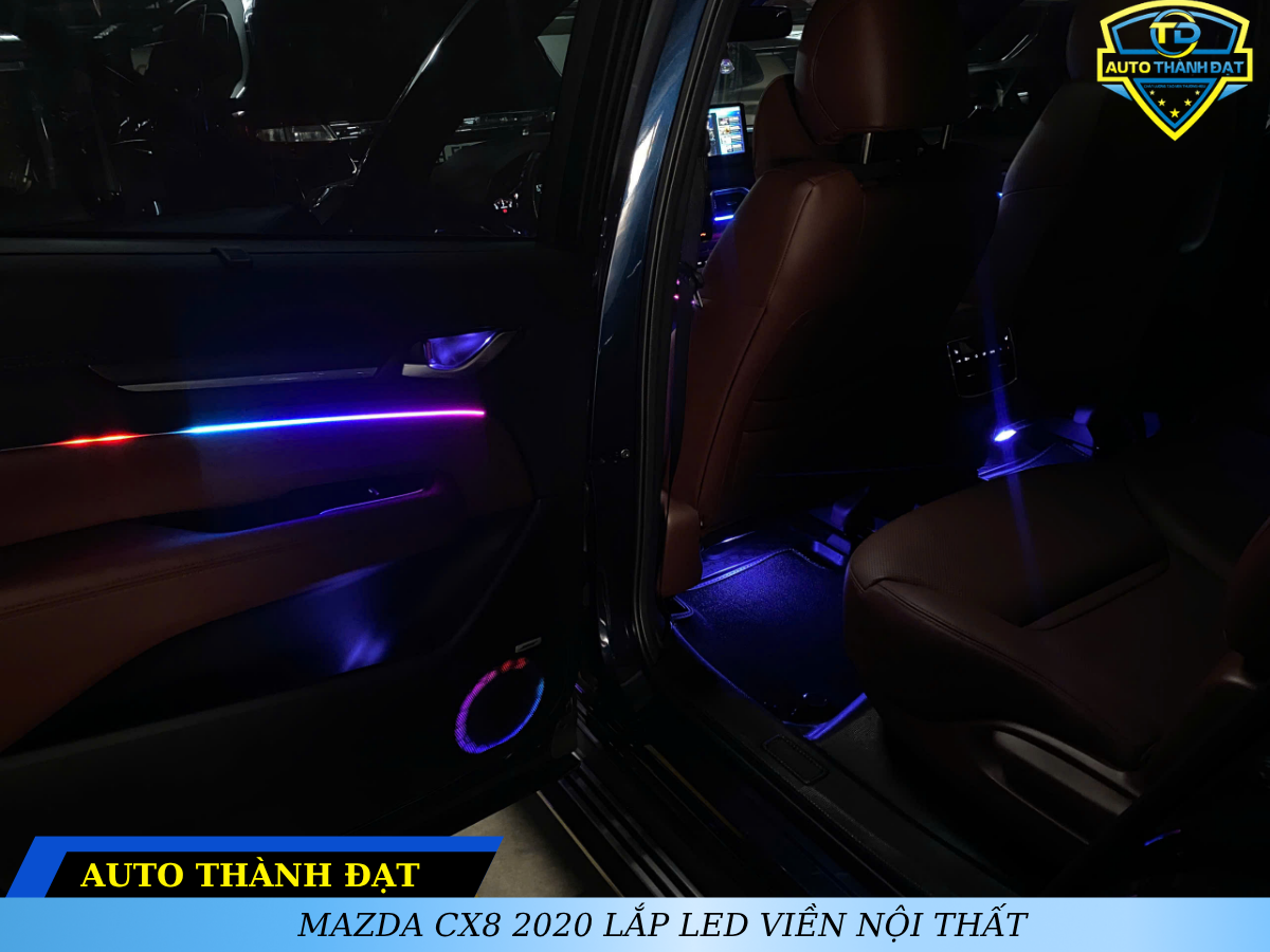 MAZDA CX8 2020 LẮP LED VIỀN NỘI THẤT
