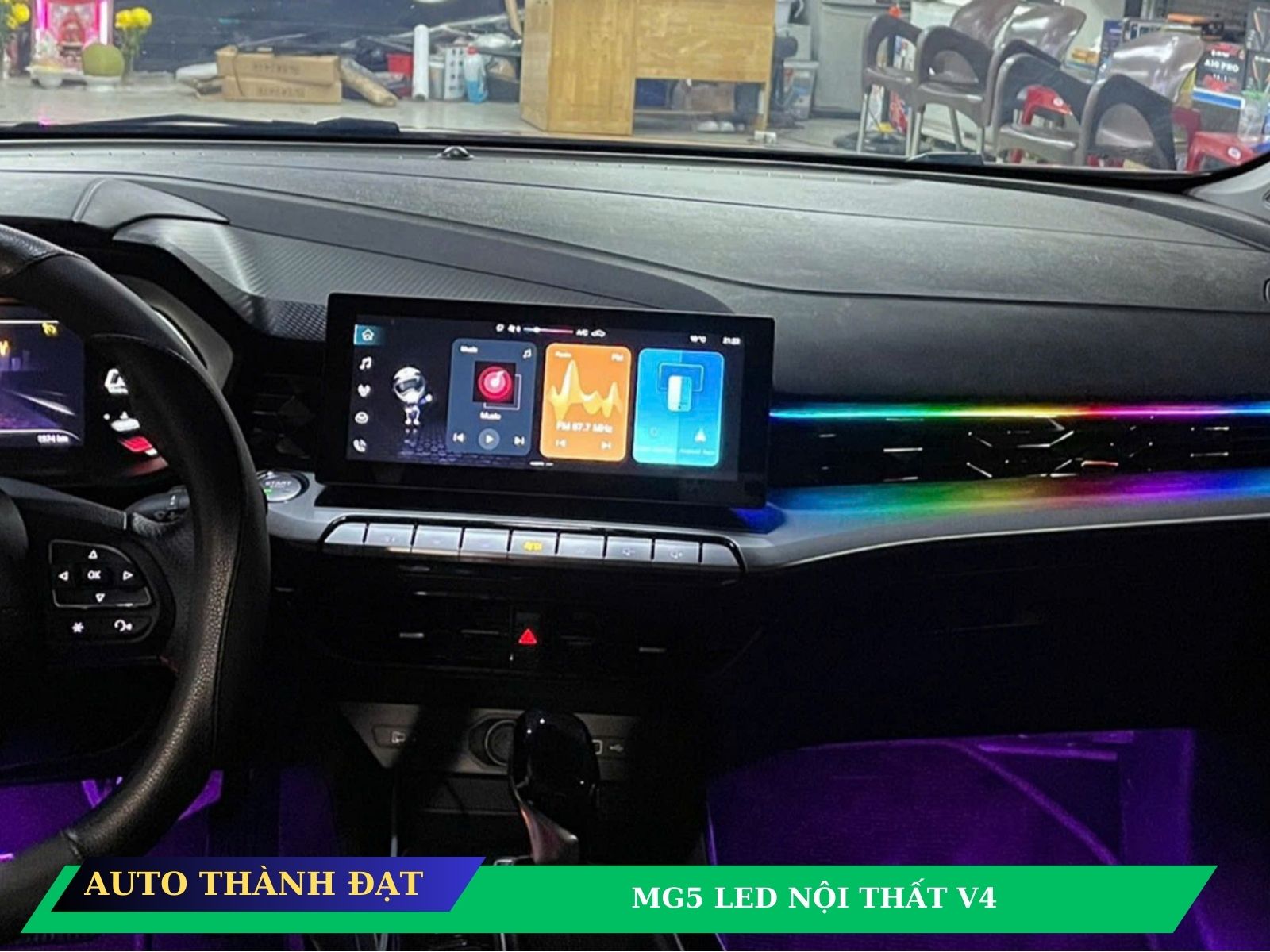 LED NỘI THẤT XE MG5