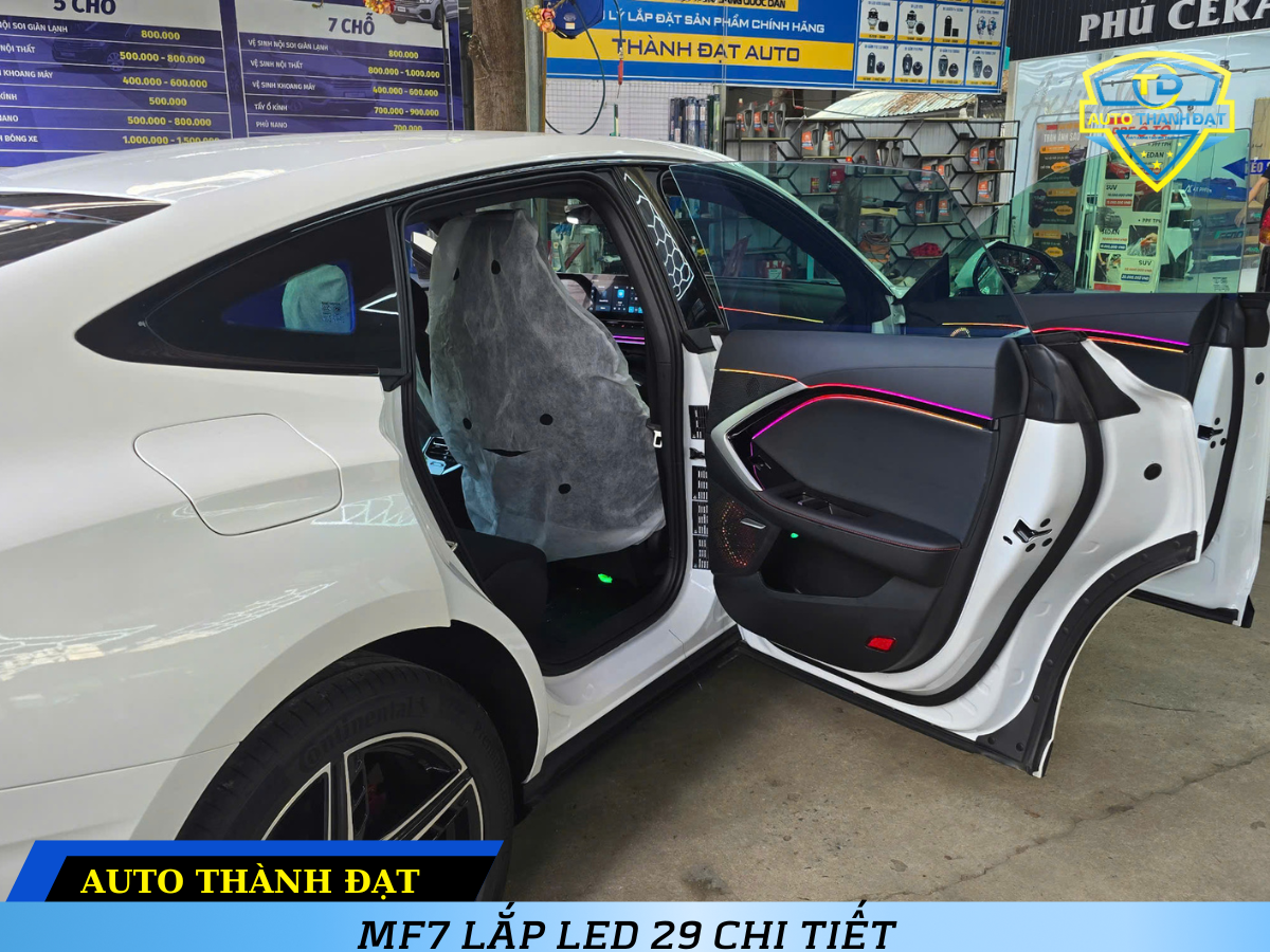 MG7 LẮP LED 29 CHI TIẾT