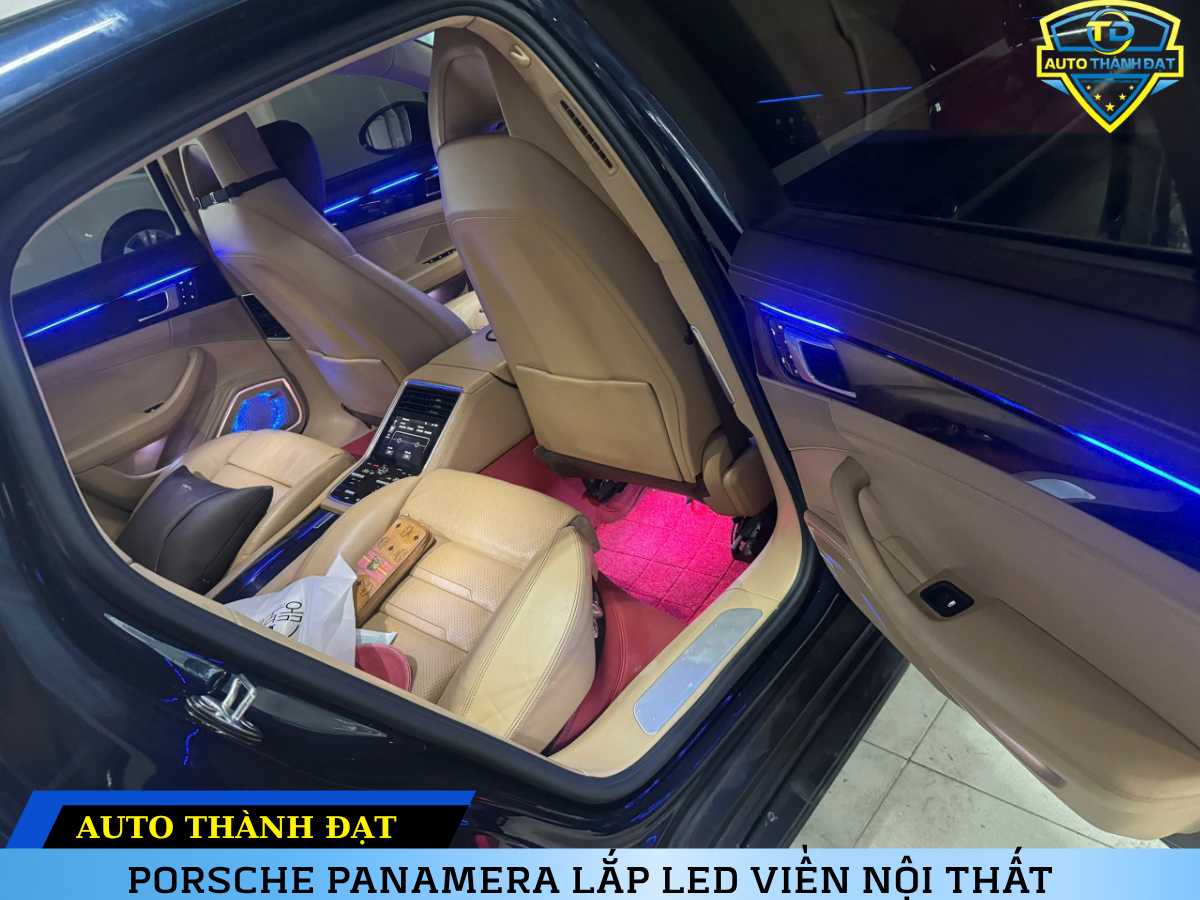 PORSCHE PANAMERA LẮP LED VIỀN NỘI THẤT