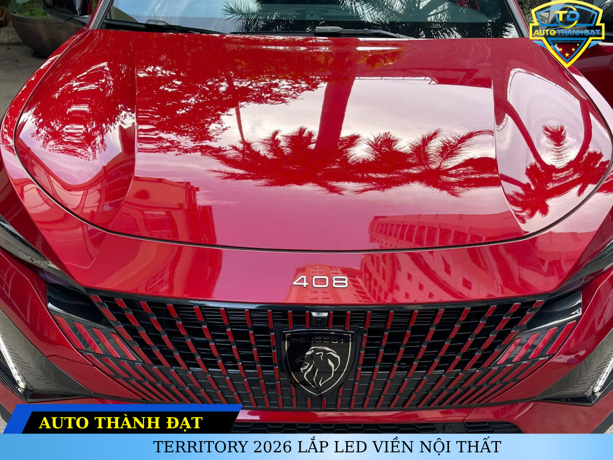 PEUGEOT 408 GT LẮP LED VIỀN NỘI THẤT