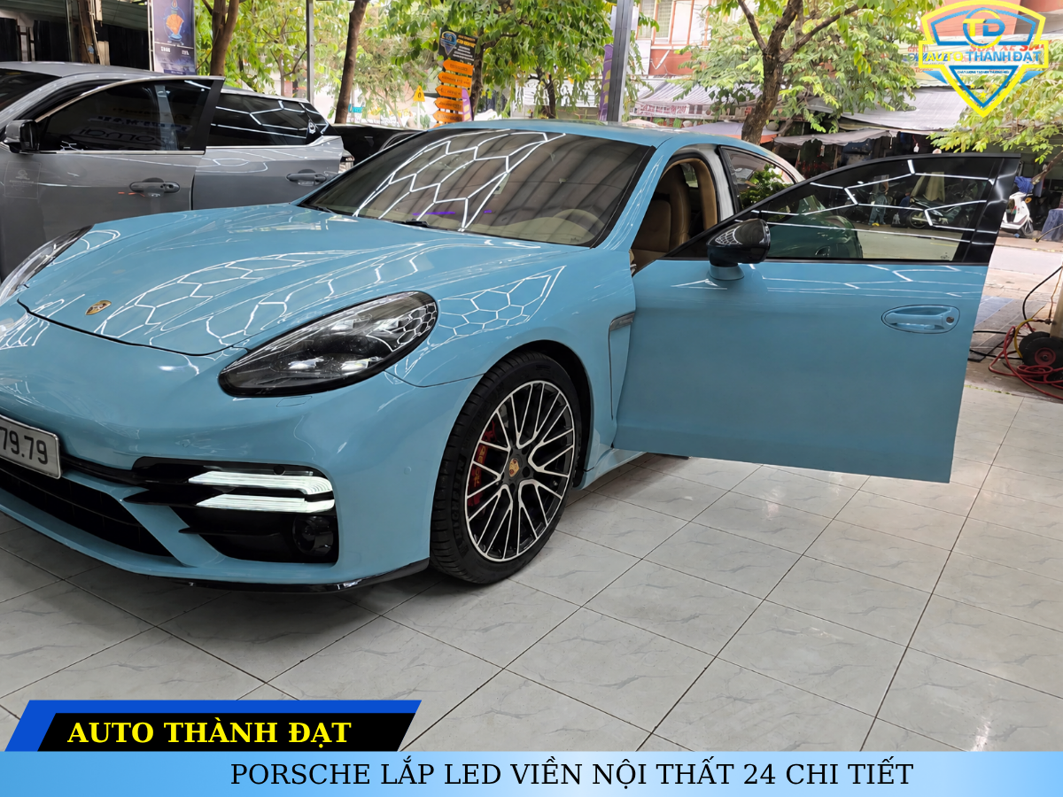 PORSCHE LẮP LED VIỀN NỘI THẤT 24 CHI TIẾT