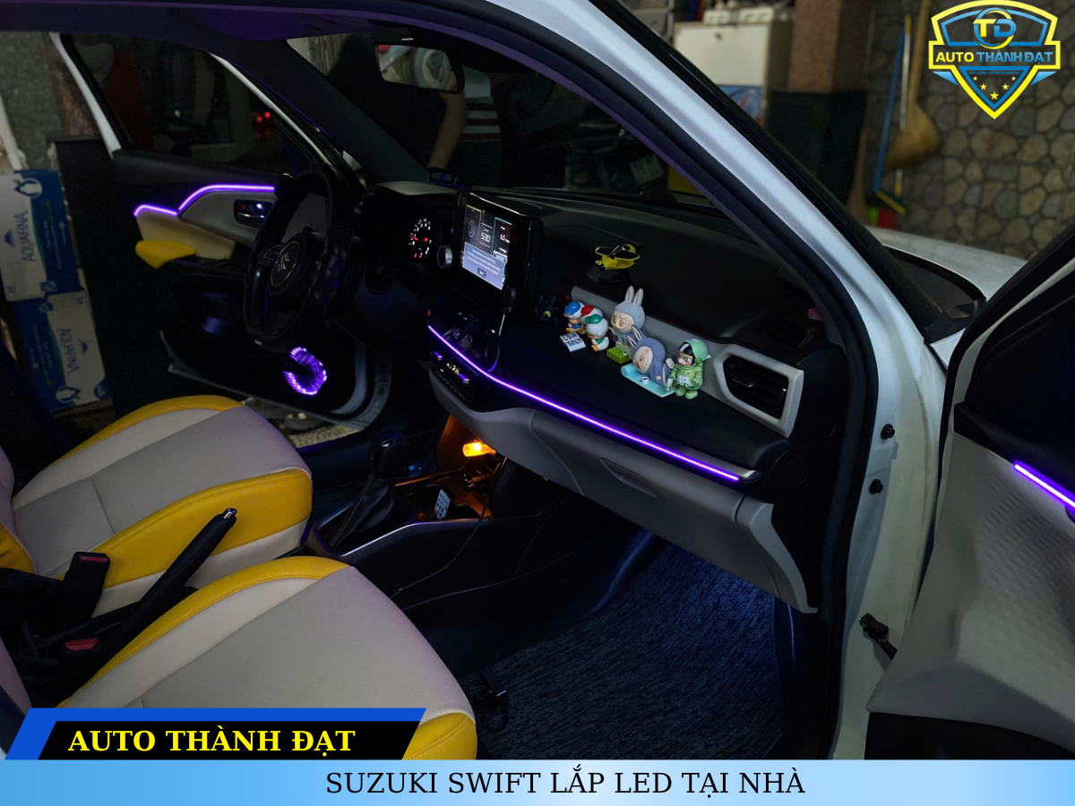 SUZUKI SWIFT LẮP LED TẠI NHÀ
