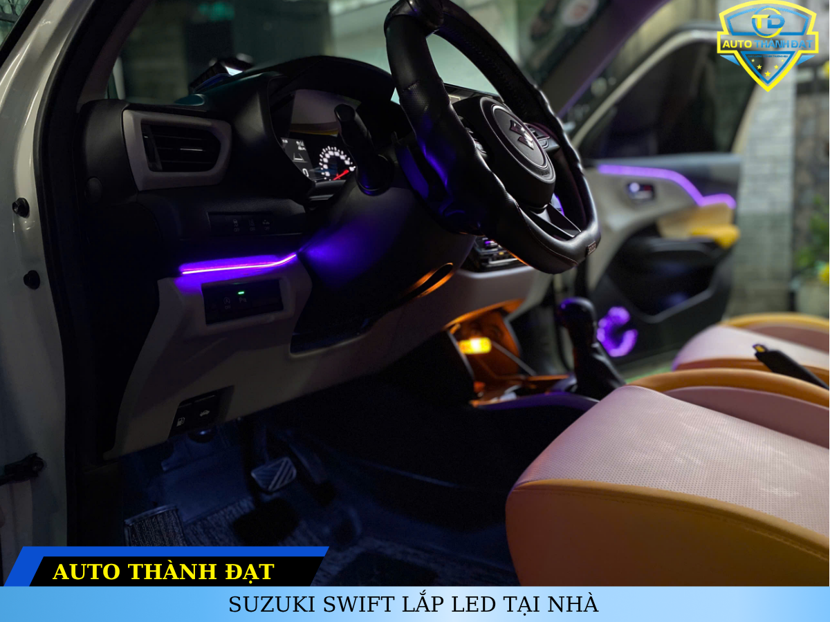 SUZUKI SWIFT LẮP LED TẠI NHÀ