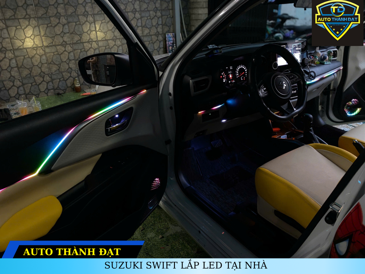 SUZUKI SWIFT LẮP LED TẠI NHÀ