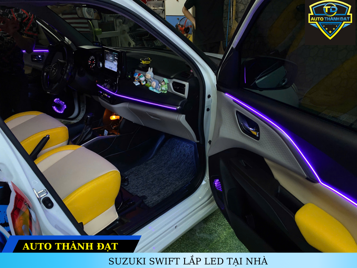 SUZUKI SWIFT LẮP LED TẠI NHÀ