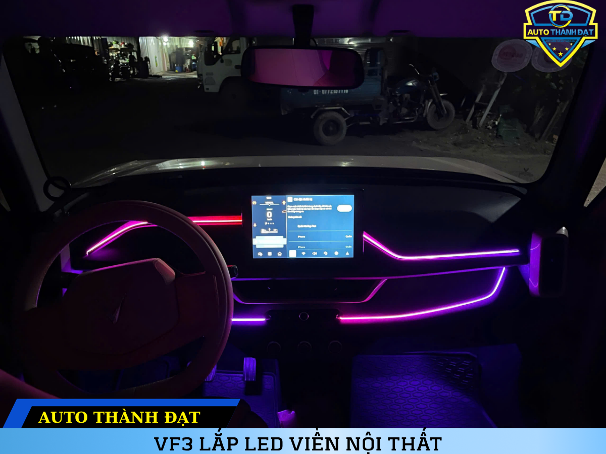 VF3 LẮP LED VIỀN NỘI THẤT