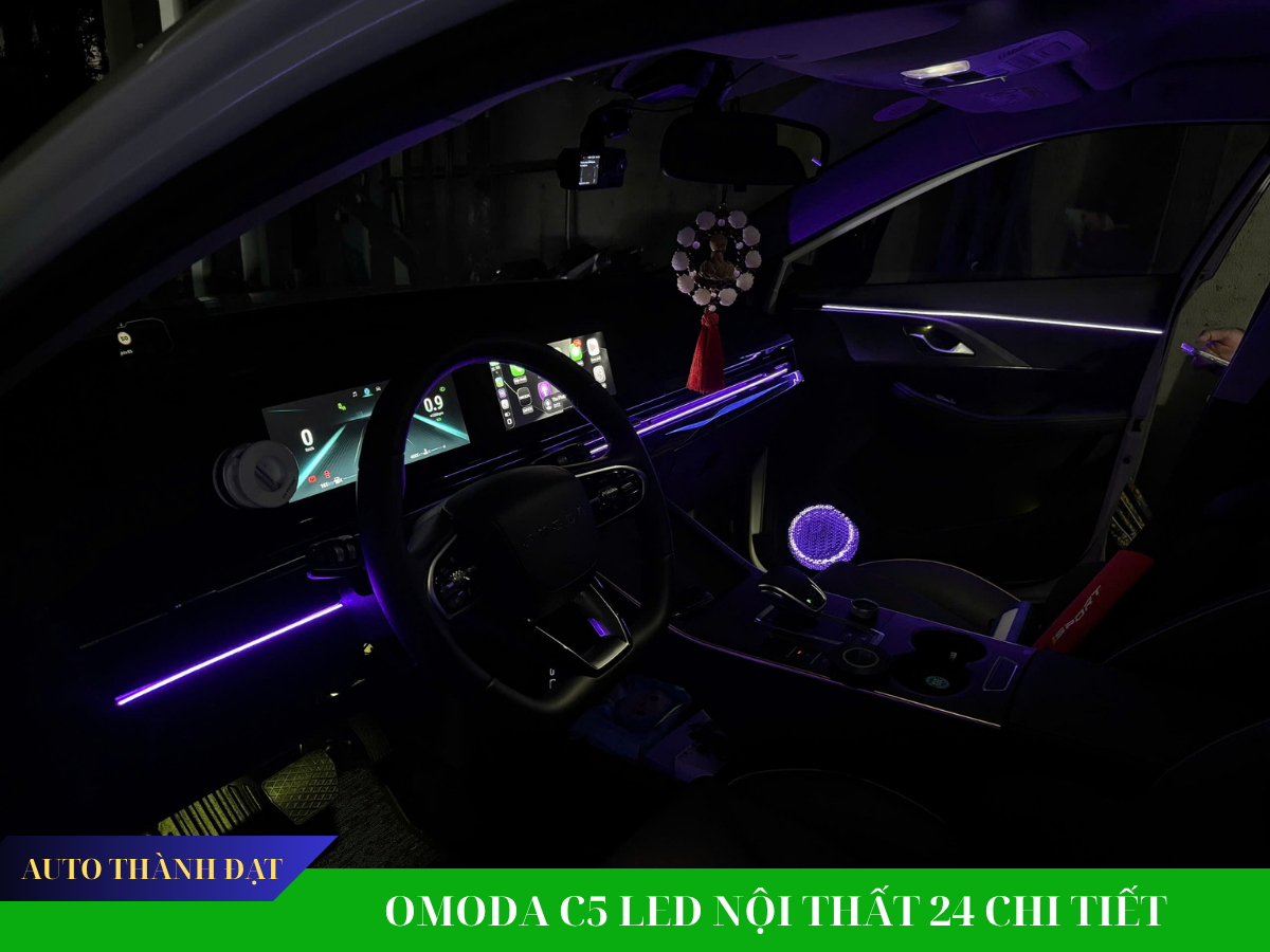 OMODA C5 LẮP LED NỘI THẤT 24 CHI TIẾT