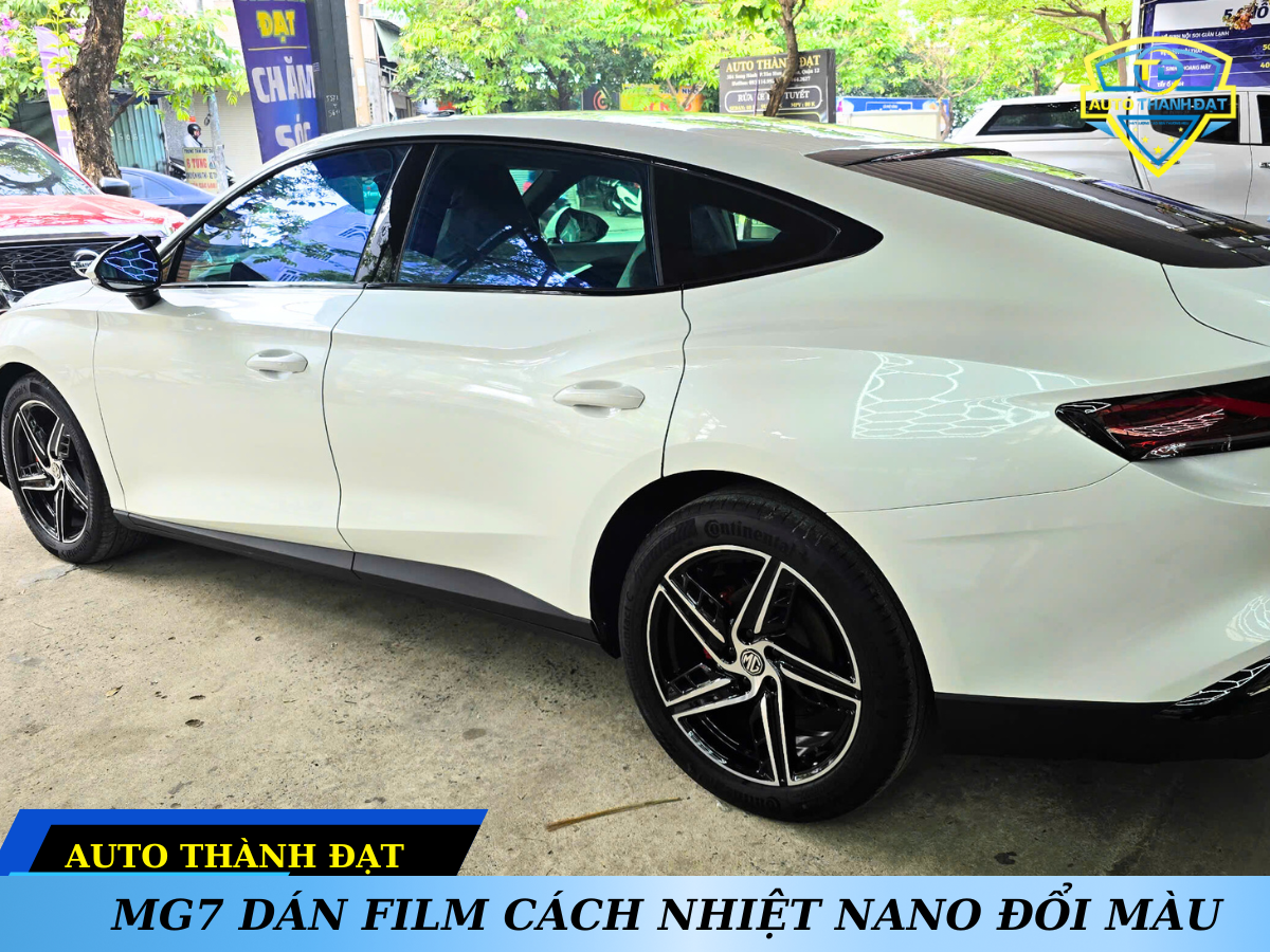MG7 DÁN FILM CÁCH NHIỆT NANO ĐỔI MÀU
