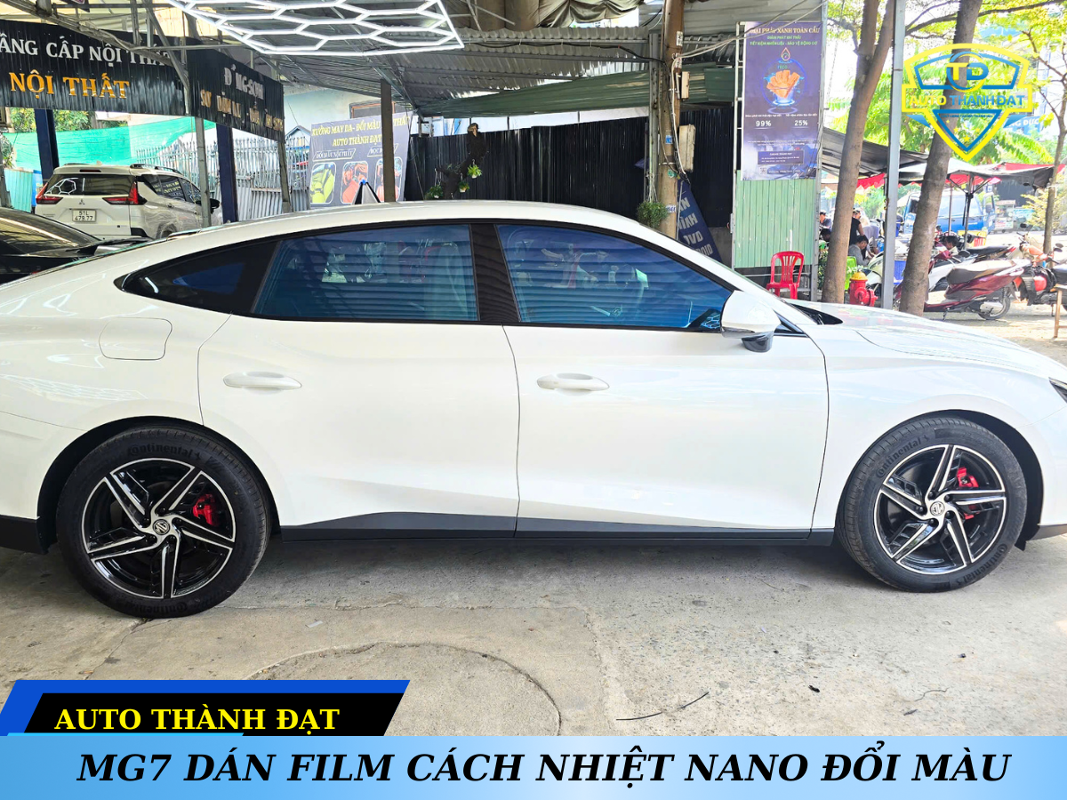 MG7 DÁN FILM CÁCH NHIỆT NANO ĐỔI MÀU