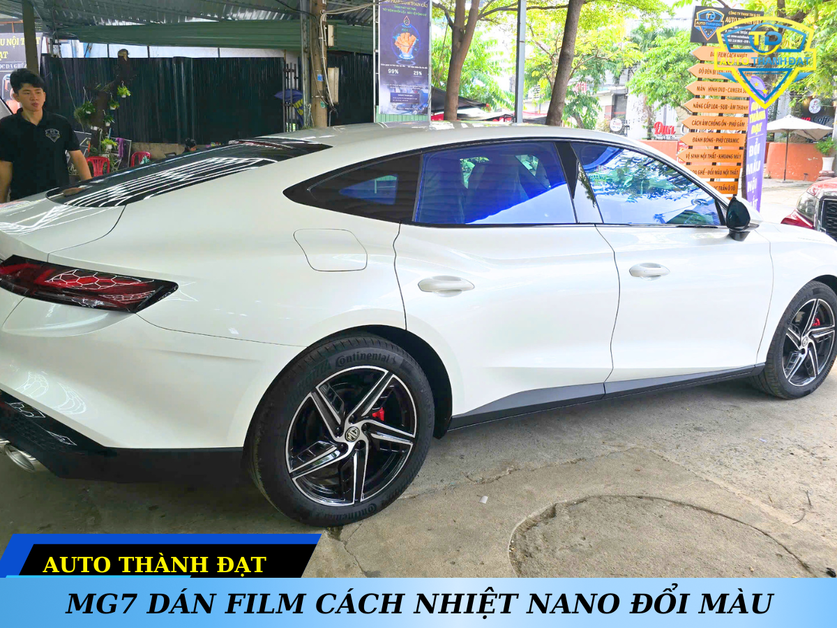 MG7 DÁN FILM CÁCH NHIỆT NANO ĐỔI MÀU