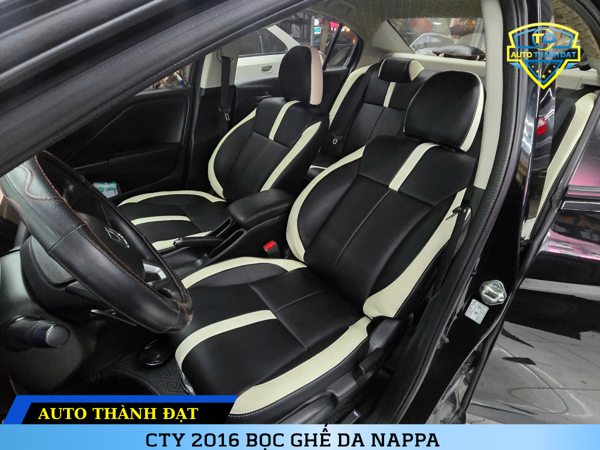 HONDA CITY 2016 BỌC GHẾ DA NAPPA