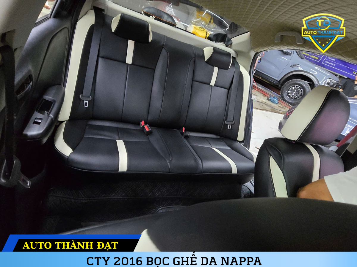 HONDA CITY 2016 BỌC GHẾ DA NAPPA