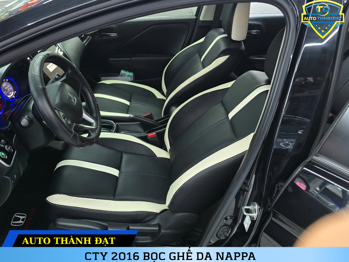 HONDA CITY 2016 BỌC GHẾ DA NAPPA