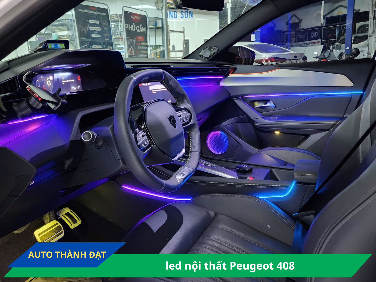 LED NỘI THẤT XE PEUGEOT 408